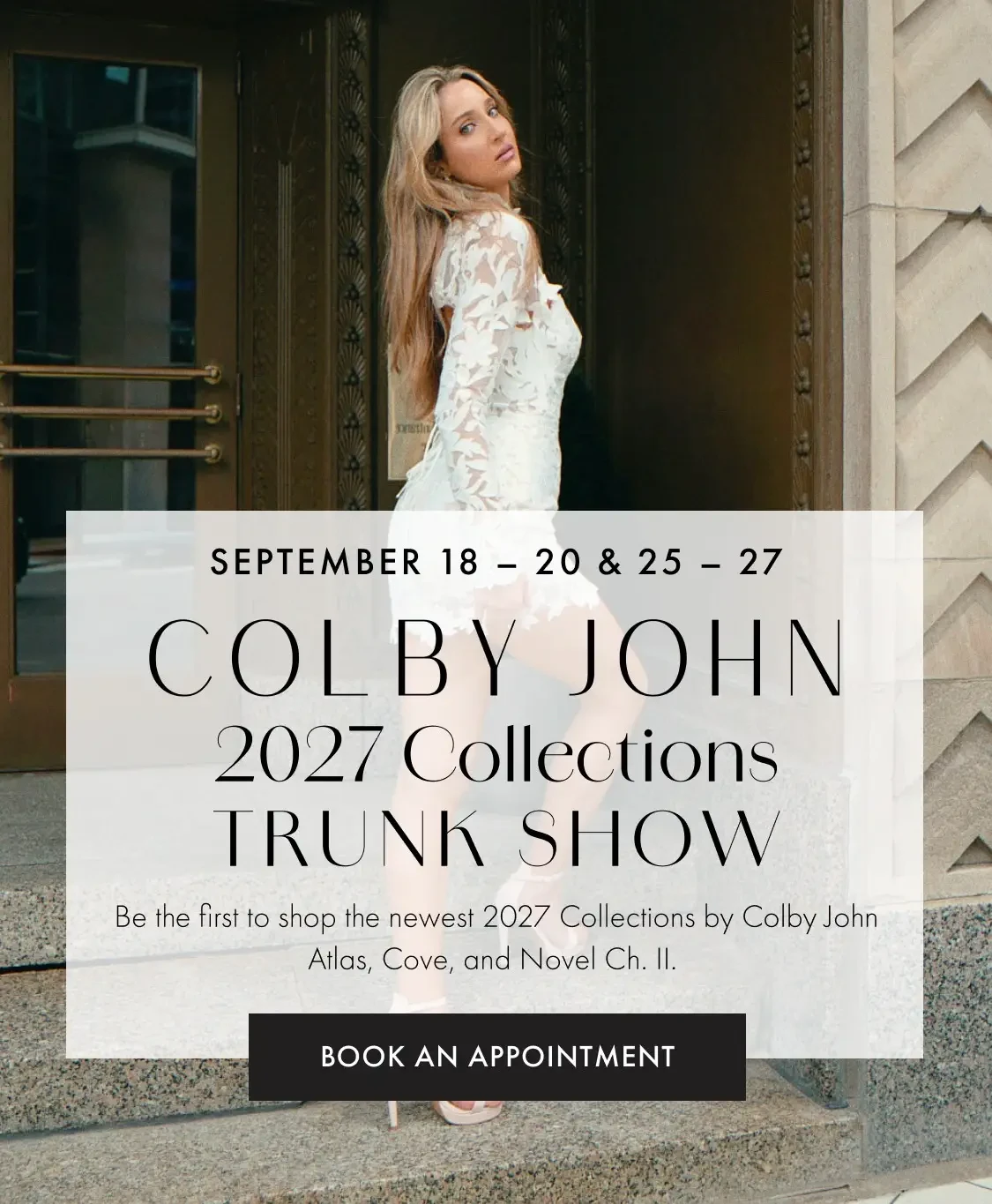 Colby John 2027 Collections Trunk Show